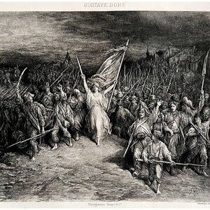 The Marseillaise Gustave Dore Photogravure Victorian 1894 France Anthem DWP2A